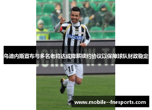 乌迪内斯宣布与多名老将达成降薪续约协议以保障球队财政稳定 乌迪内斯宣布与多名老将达成降薪续约协议以保障球队财政稳定